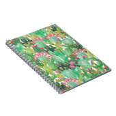 Carnet Motif fluide cactus aquarelle (Côté Droit)