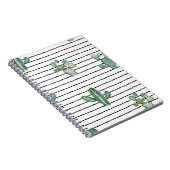 Carnet Motif fluide cactus aquarelle (Côté Droit)