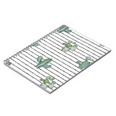 Carnet Motif fluide cactus aquarelle (Côté gauche)