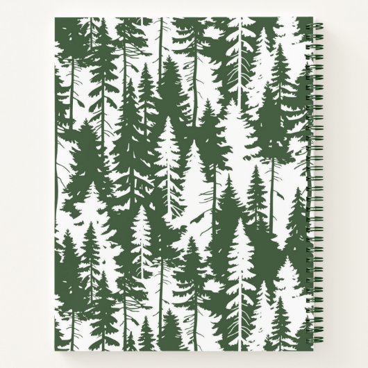 Carnet Motif forestier (Dos)