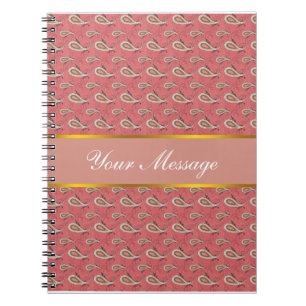 Carnet Motif Foxglove Petal Paisley