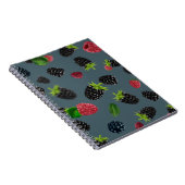 Carnet Motif framboise 2 (Côté Droit)