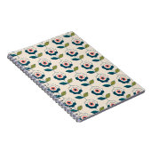 Carnet Motif Fun Jardin Retro (Côté Droit)