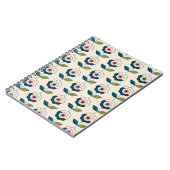 Carnet Motif Fun Jardin Retro (Côté gauche)