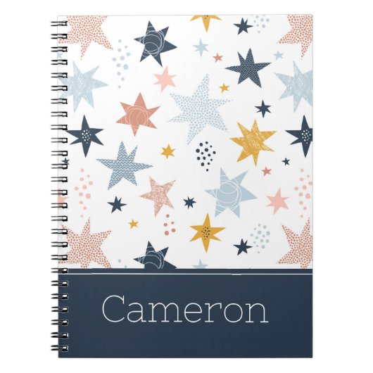 Carnet Motif Fun Star (Devant)