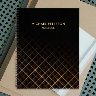 Carnet Motif futuriste diamant