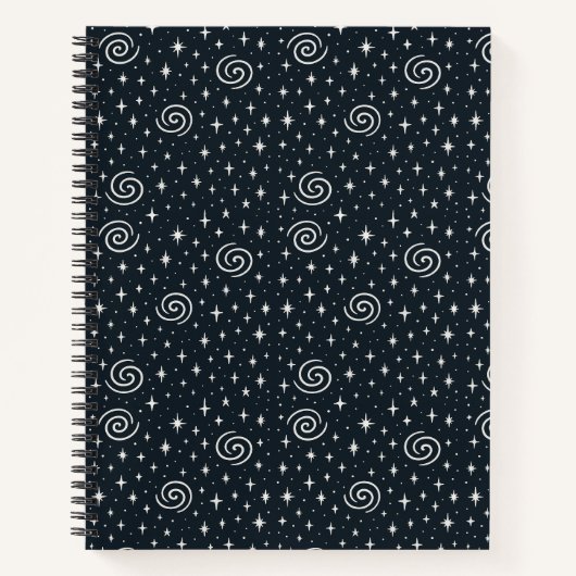Carnet Motif Galaxy (Devant)