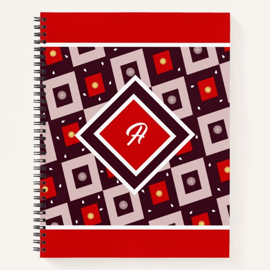 Carnet Motif géométrique (Devant)