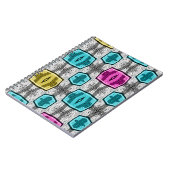 Carnet Motif géométrique 60 rétro (Côté gauche)