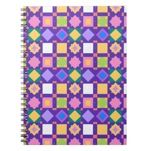 Carnet Motif géométrique abstrait (Devant)