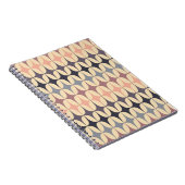 Carnet Motif géométrique Abstrait des triangles rétro (Côté Droit)