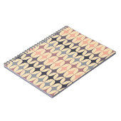 Carnet Motif géométrique Abstrait des triangles rétro (Côté gauche)