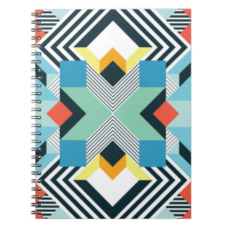 Carnet Motif géométrique Abstrait moderne.