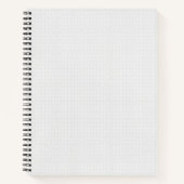 Carnet Motif géométrique blanc et gris avec verrouillage (Devant)