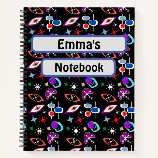 Carnet Motif géométrique coloré (Devant)