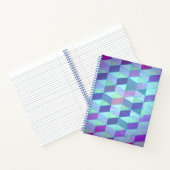 Carnet Motif géométrique Cubes en Triangles (Intérieur)