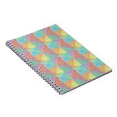 Carnet Motif géométrique de triangle rempli d'aquarelle (Côté Droit)