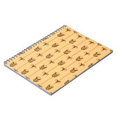 Carnet Motif géométrique Flèche dorée (Côté gauche)