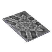 Carnet Motif géométrique gris (Côté Droit)