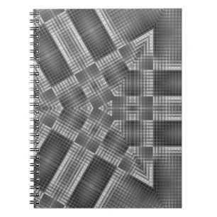 Carnet Motif géométrique gris