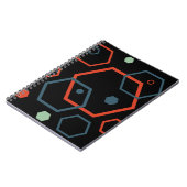 Carnet Motif géométrique Hexagon (Côté gauche)
