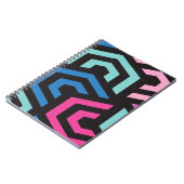 Carnet Motif géométrique Hexagon (Côté gauche)