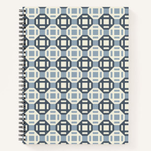 Carnet Motif géométrique inspiré des quilts modernes