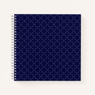 Carnet Motif géométrique islamique bleu foncé