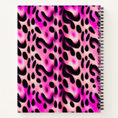 Carnet Motif géométrique Leopard rose 3D (Dos)