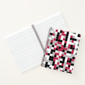 Carnet Motif géométrique Magenta moderne (Intérieur)