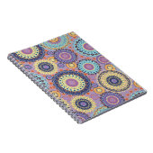 Carnet Motif géométrique mandala boho violet (Côté Droit)