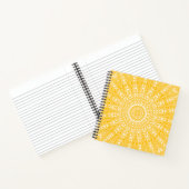Carnet Motif Géométrique Mandala Doré (Intérieur)