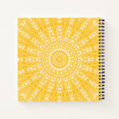 Carnet Motif Géométrique Mandala Doré (Dos)