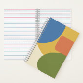Carnet Motif géométrique moderne du milieu du siècle - Re (À l'intérieur)
