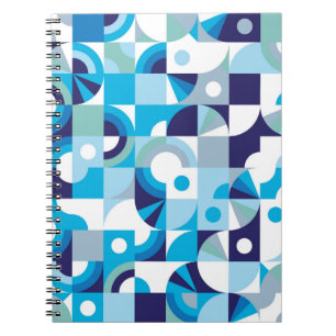 Carnet Motif géométrique moderne transparent