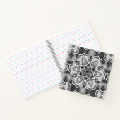 Carnet Motif géométrique noir blanc (Intérieur)