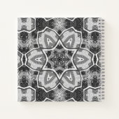 Carnet Motif géométrique noir blanc (Dos)