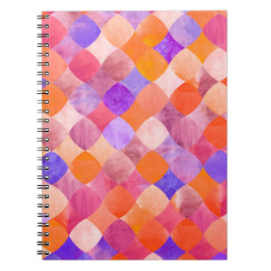 Carnet Motif géométrique parties scintillant Abstraite