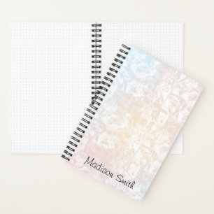 Carnet Motif géométrique personnalisé