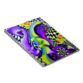 Carnet motif géométrique rétro des années 80 (Côté Droit)