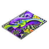 Carnet motif géométrique rétro des années 80 (Côté gauche)