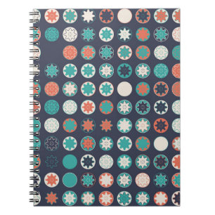 Carnet Motif géométrique sans couture avec éléments color