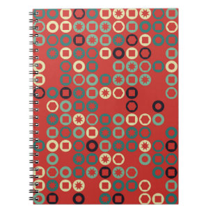Carnet Motif géométrique sans couture avec éléments color