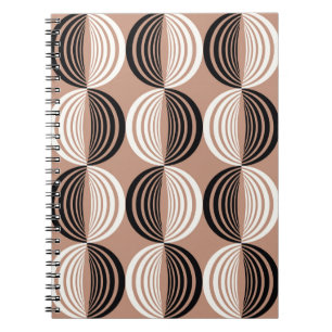Carnet Motif géométrique sans couture de lignes