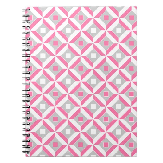 Carnet Motif géométrique transparent (Devant)