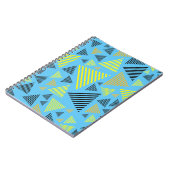 Carnet Motif géométrique Triangles Abstrait (Côté gauche)