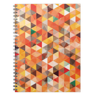 Carnet Motif géométrique triangulaire Abstrait