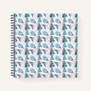 Carnet Motif géométrique tropical
