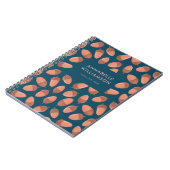 Carnet Motif gland de chêne (Côté gauche)