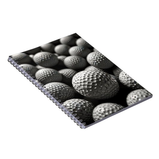 Carnet Motif Golf Balls (Côté Droit)
